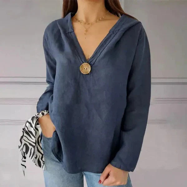 Ladies' Soft Pullover Hoodie Shirt