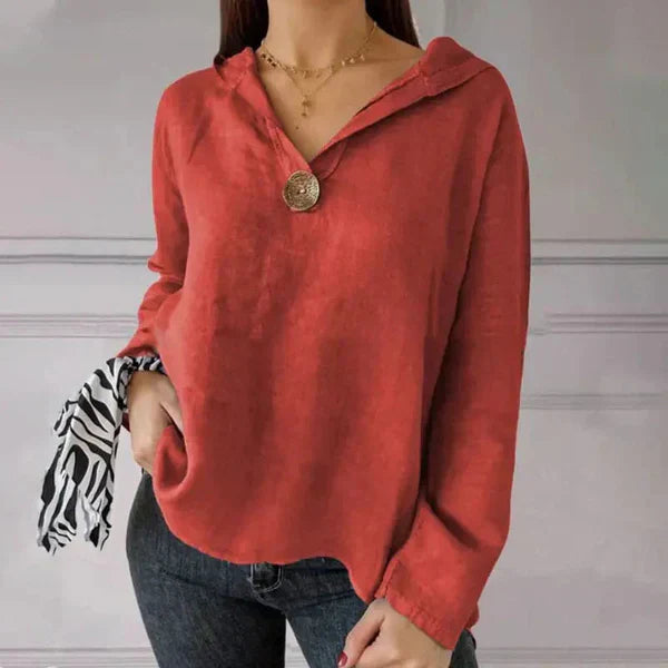 Ladies' Soft Pullover Hoodie Shirt