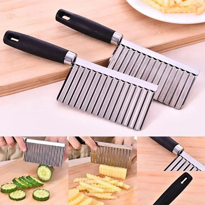 Sharp Easy Slice Stainless Steel Kitchen Knife - Luxivelle