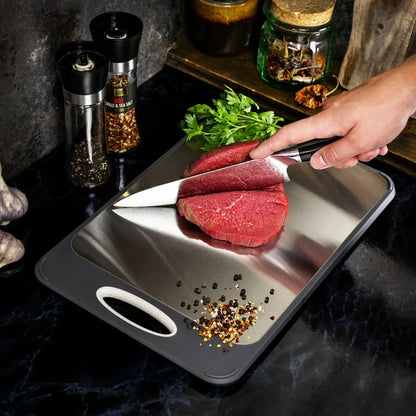 Durable Kitchen Cutting Board with Grip Handle - Luxivelle