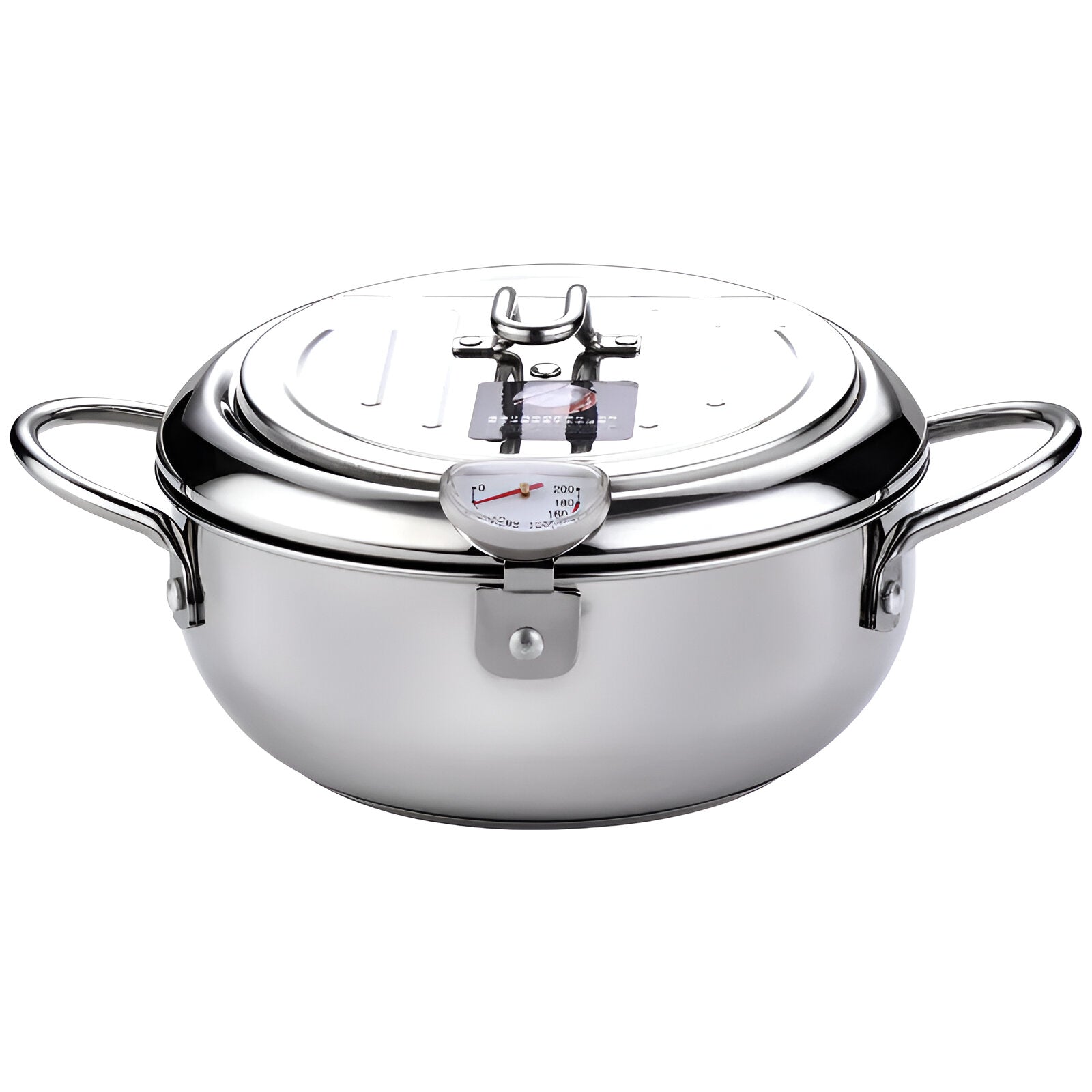 Large Electric Deep Fryer with Temperature Control - Luxivelle