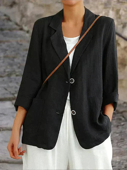 Breathable Women's Summer Cotton Jacket - Luxivelle