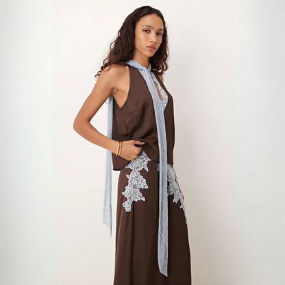 Beautiful Floral Lace Dress Set