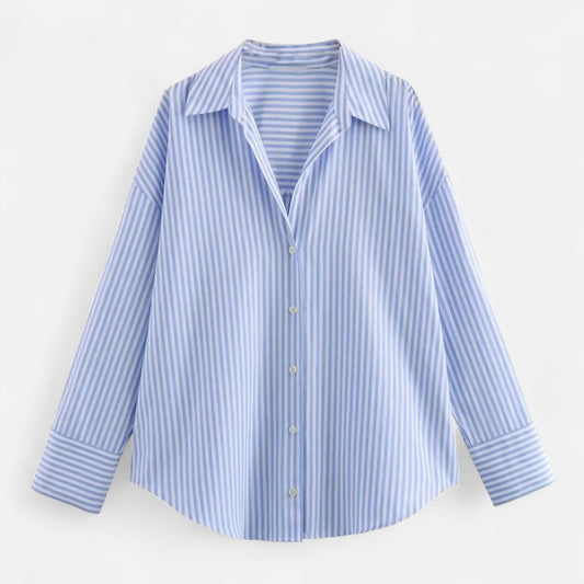Classic Ladies Casual Button Shirt - Luxivelle