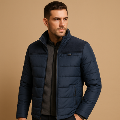 Warm Mens Fleece Outdoor Jacket - Luxivelle