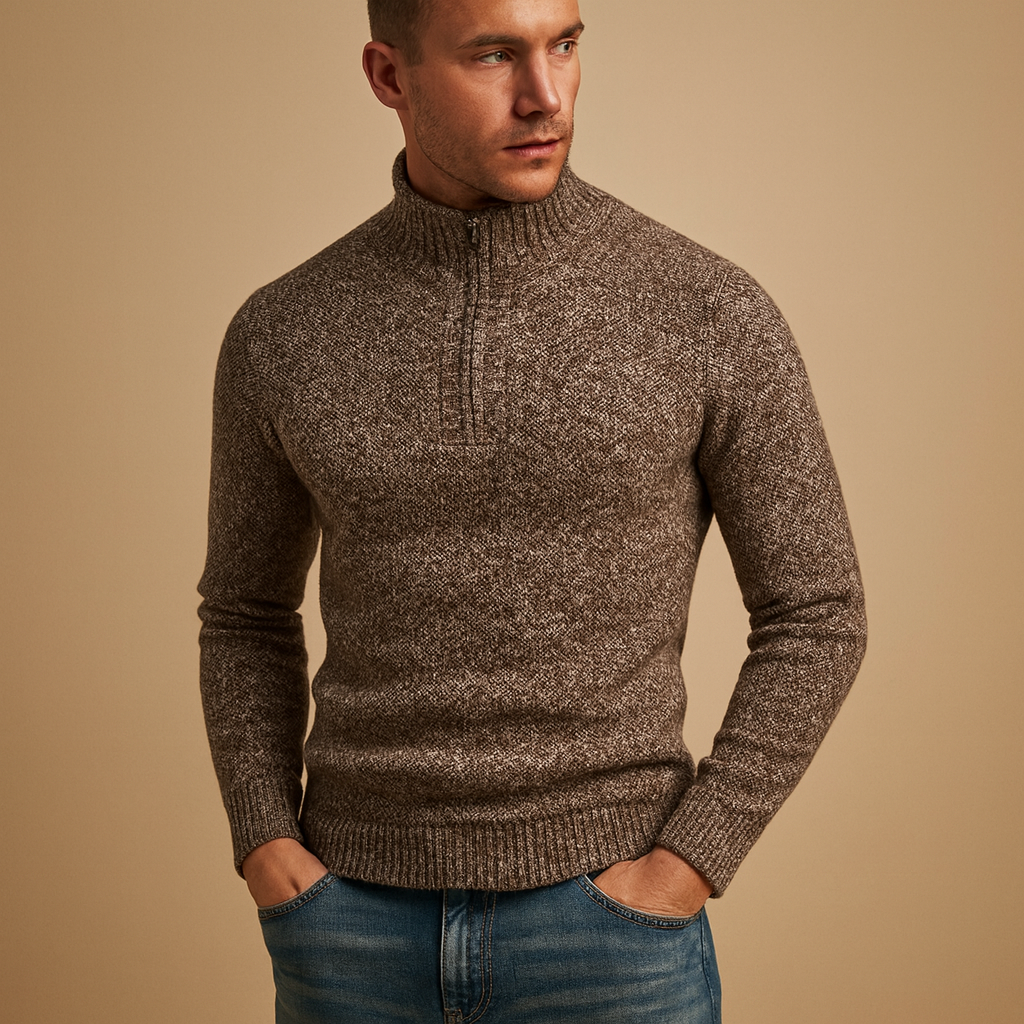 Comfortable Classic Men's Sweater - Luxivelle