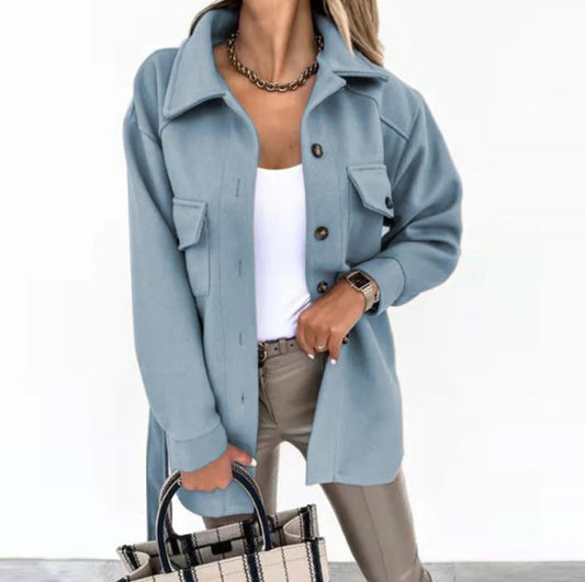 Women's Lightweight Spring Jacket with Slim Fit Design - Luxivelle