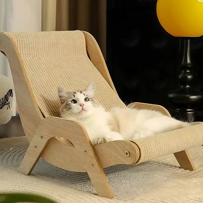 Comfy Cat Scratching Post Chair - Luxivelle