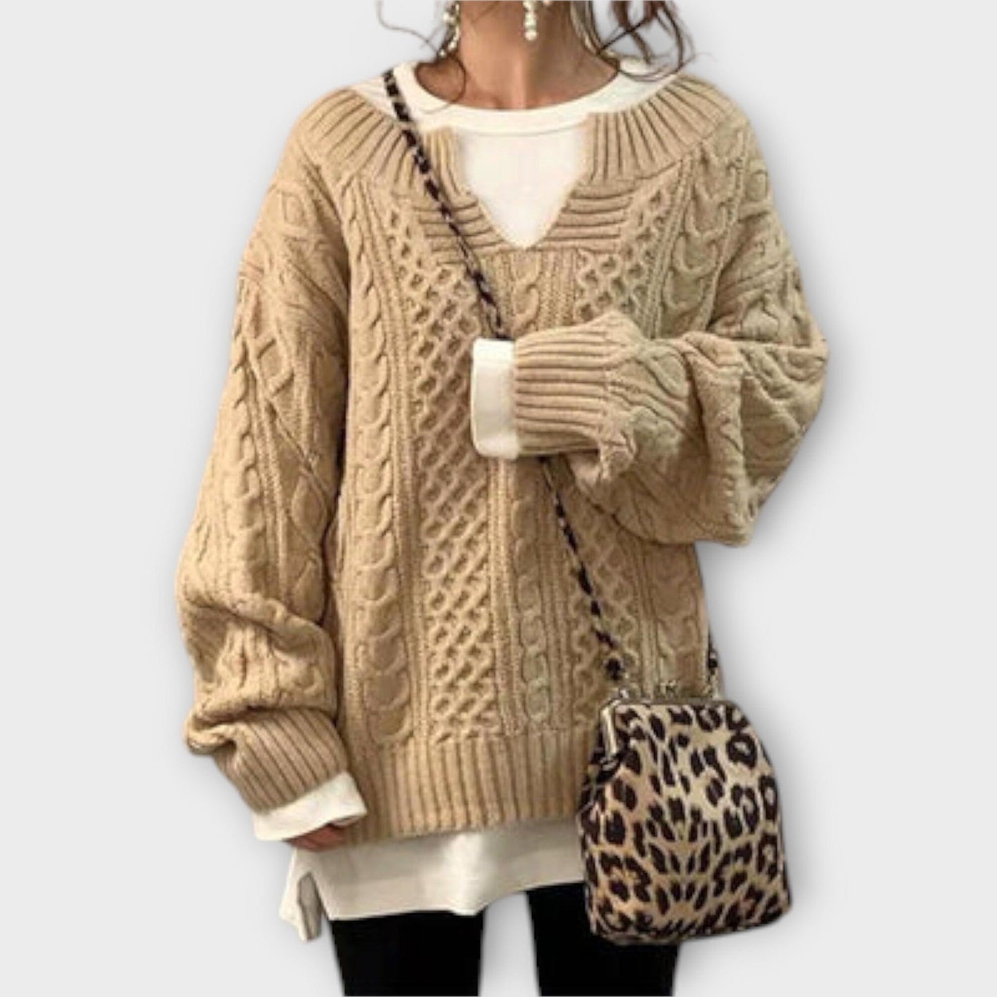 Cozy Large Knitted Jumper Sweater