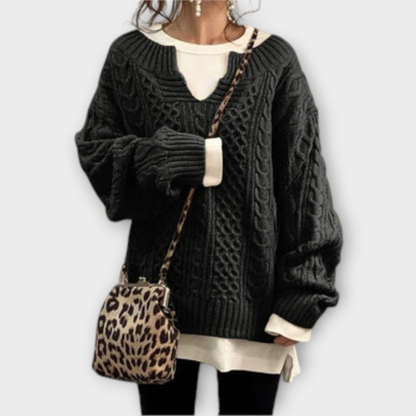 Cozy Large Knitted Jumper Sweater