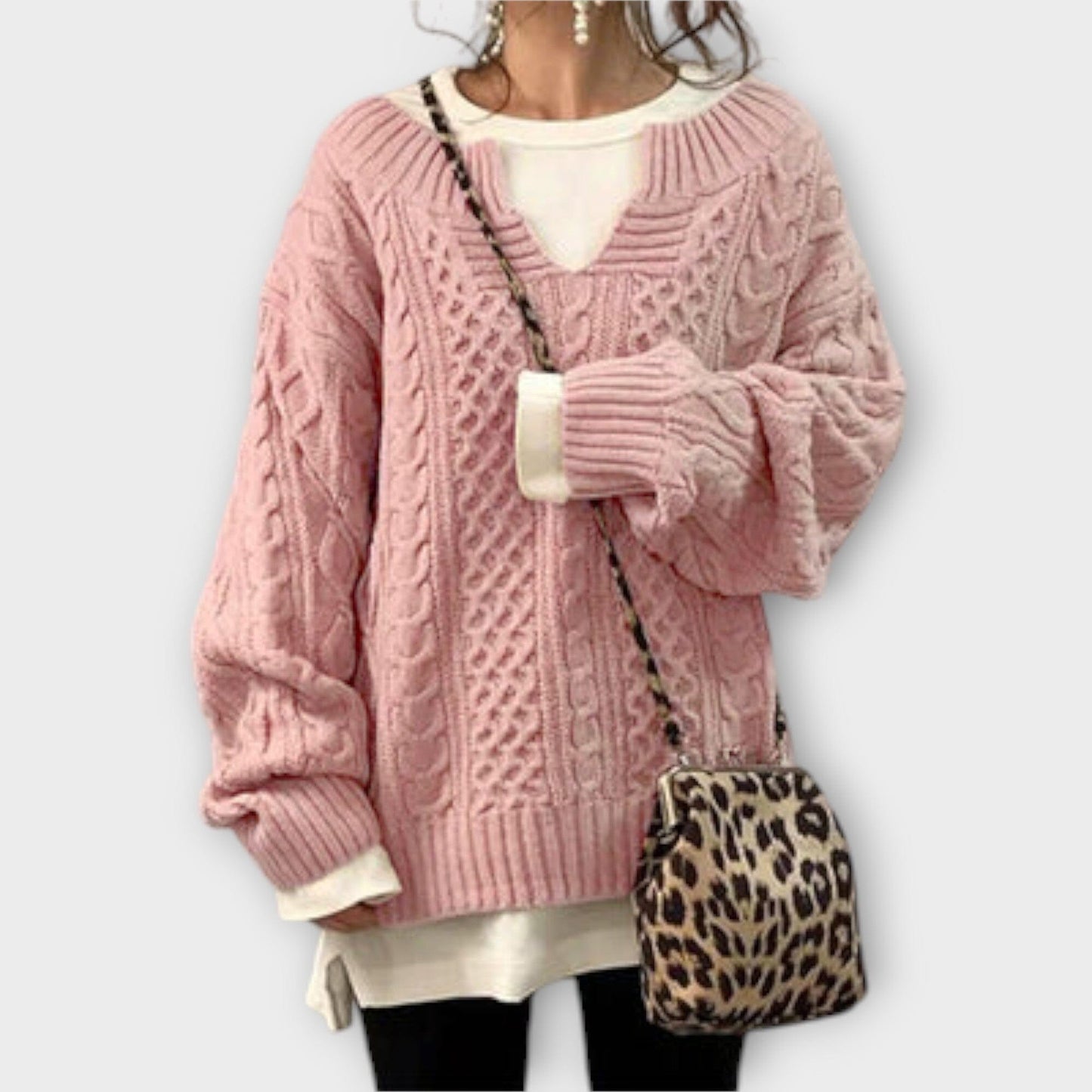 Cozy Large Knitted Jumper Sweater