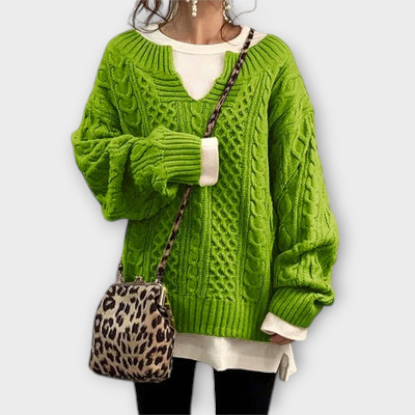 Cozy Large Knitted Jumper Sweater