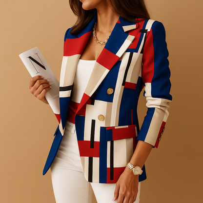 Women’s tailored blazer with elegant detailing and practical pockets, perfect for work, events, or casual-chic outfits.