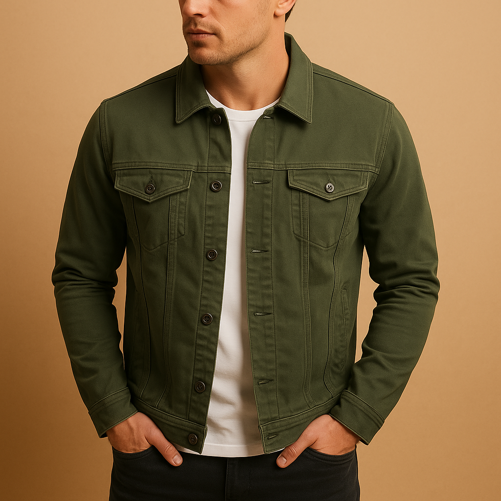 Slim Fit Classic Mens Dress Shirt with Buttons - Luxivelle