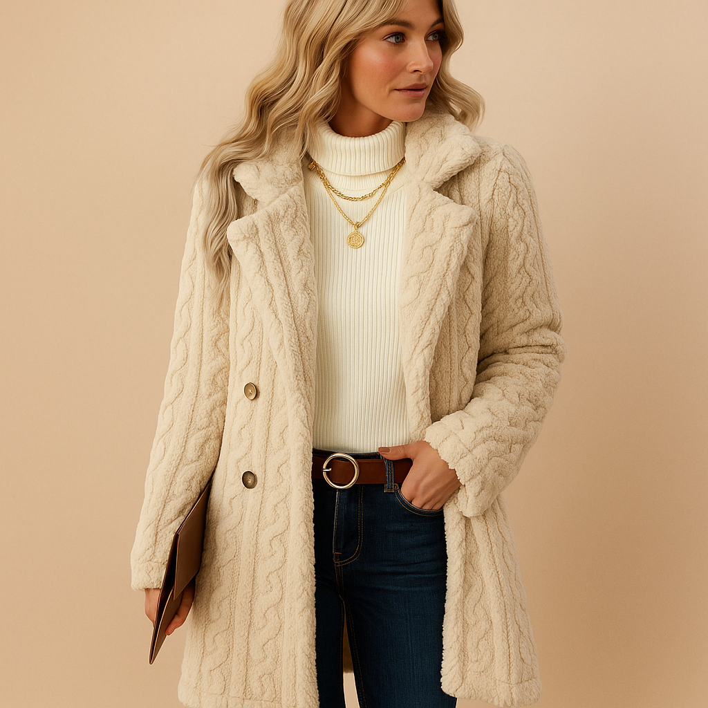 Stylish Fit Women's Winter Coat - Haley - Luxivelle