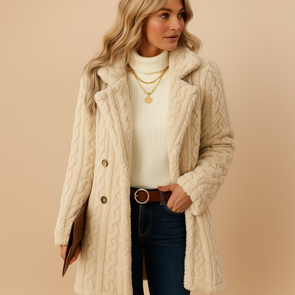 Stylish Fit Women's Winter Coat - Haley - Luxivelle