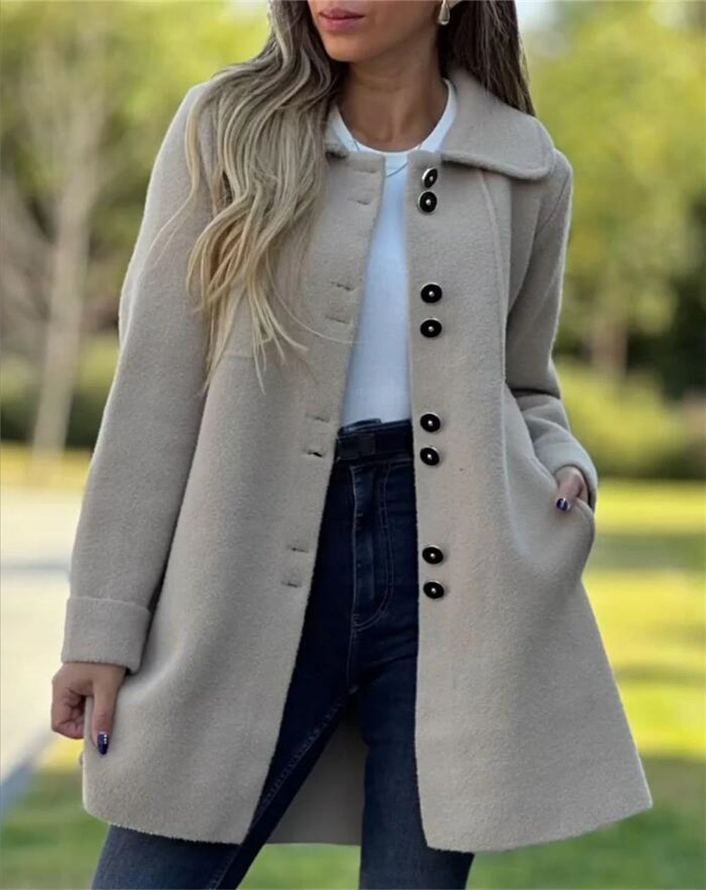 Fit and Flattering Women's Trench Coat - Luxivelle