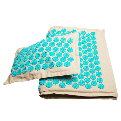 Massage Mat with Soft Pillow - Best Back Pain Relief
