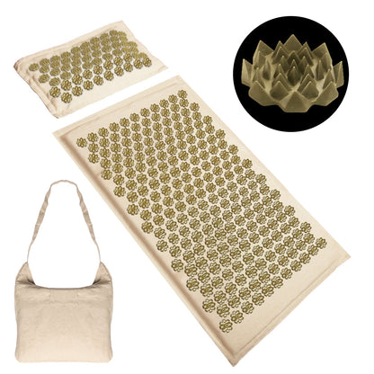 Massage Mat with Soft Pillow - Best Back Pain Relief