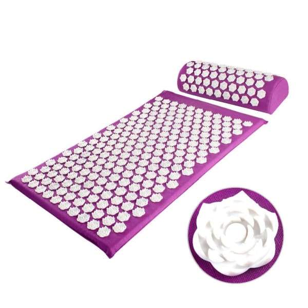 Herbal Massage Mat & Pillow Set - Soothing Back Relief - Luxivelle