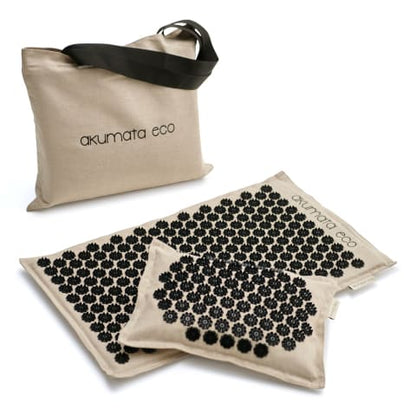 Natural Massage Mat & Pillow Set for Back Pain Relief - Luxivelle