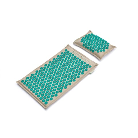 Natural Massage Mat & Pillow Set for Back Pain Relief
