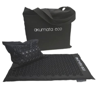 Natural Massage Mat & Pillow Set for Back Pain Relief
