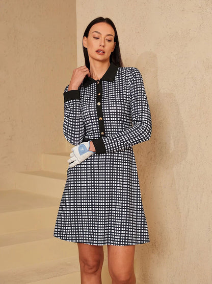 Classic Casual Long Sleeve Sun Dress UPF 50+ Protection