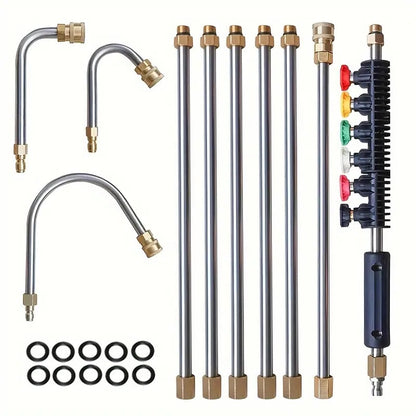 Long Reach High Pressure Power Washer Wand Kit - Luxivelle