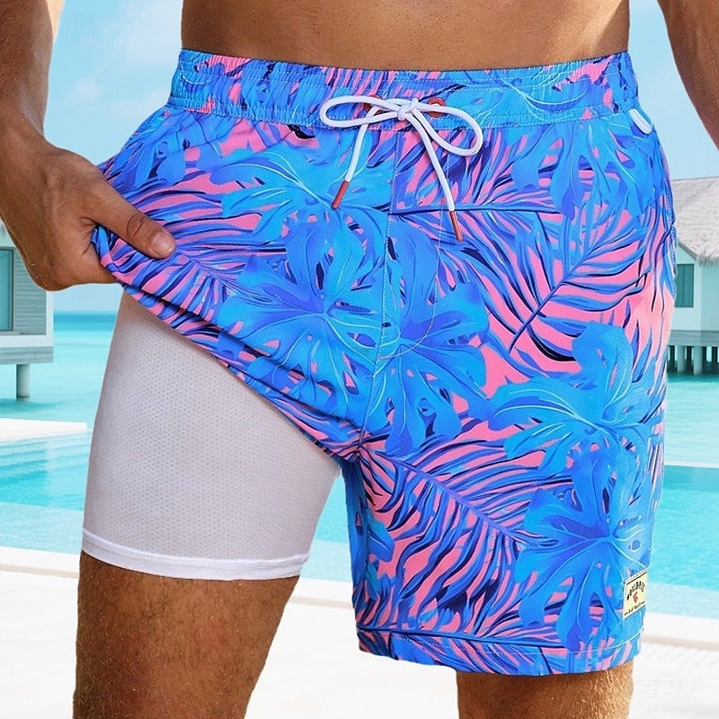 Men's Lightweight Water Shorts Fast Dry Beach Trunks