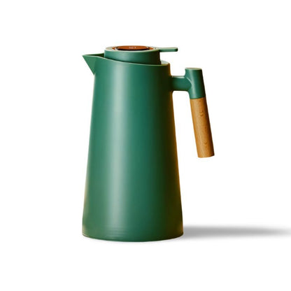 Insulated Thermal Jug with Digital Display & Wood Grip