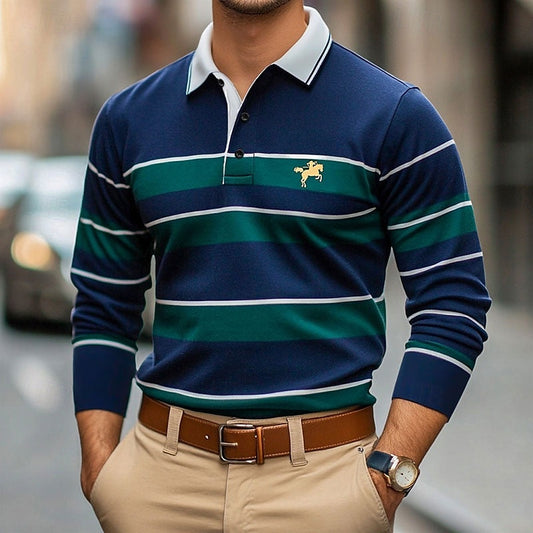 Classic Casual Men's Polo Shirt - Luxivelle
