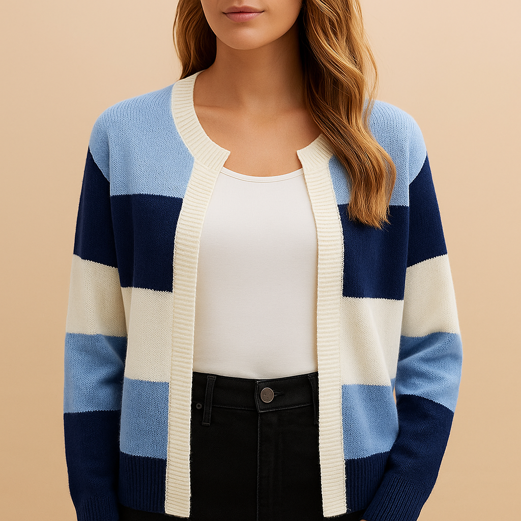 Classic Chic Open Front Cardigan for Women - Luxivelle