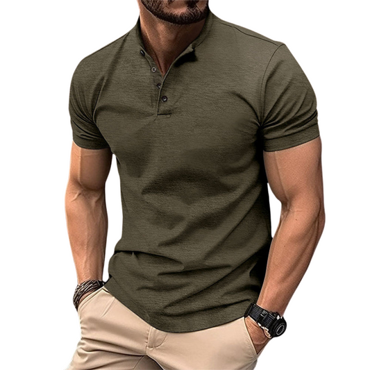 Classic Casual Short Sleeve Polo Shirt for Men - Luxivelle