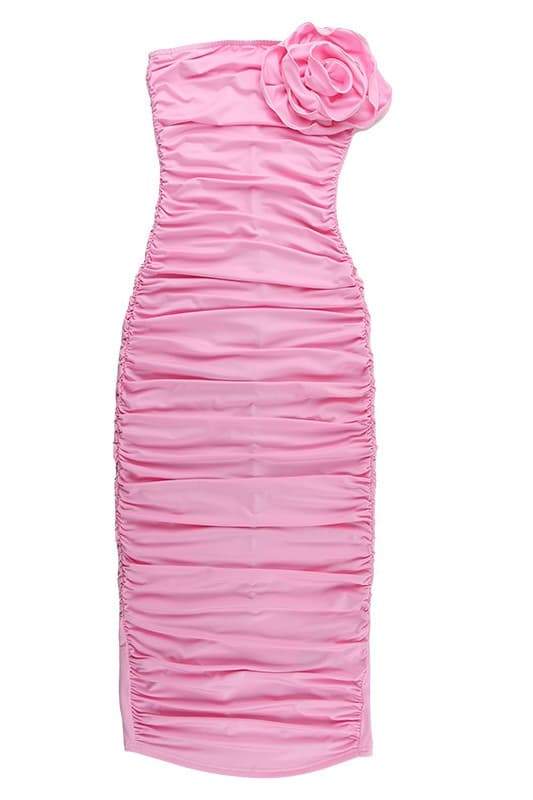 Grace | Strapless Midi Dress