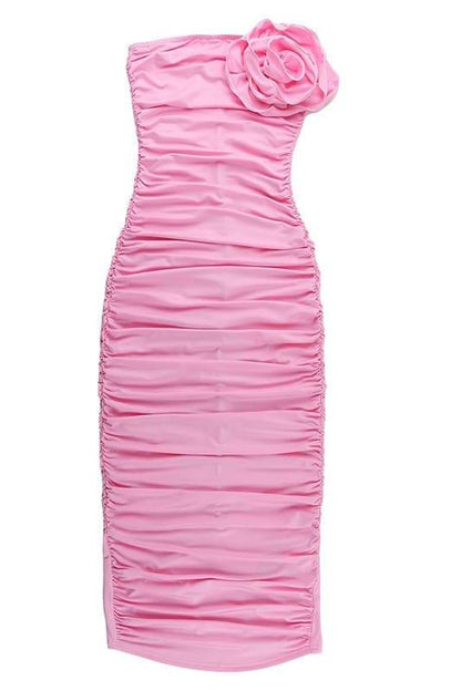Grace | Strapless Midi Dress