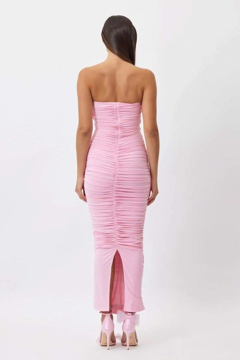 Grace | Strapless Midi Dress
