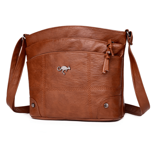 Classic Men's Leather Crossbody Bag - Luxivelle