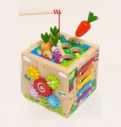 Educational Wooden Toy Block for Kids 18 Months Up - Luxivelle