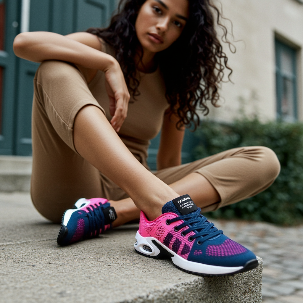 Breathable Lightweight Women's Athletic Slip On Sneakers