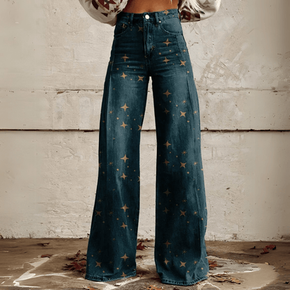 Comfortable Women's Retro Chic Trousers