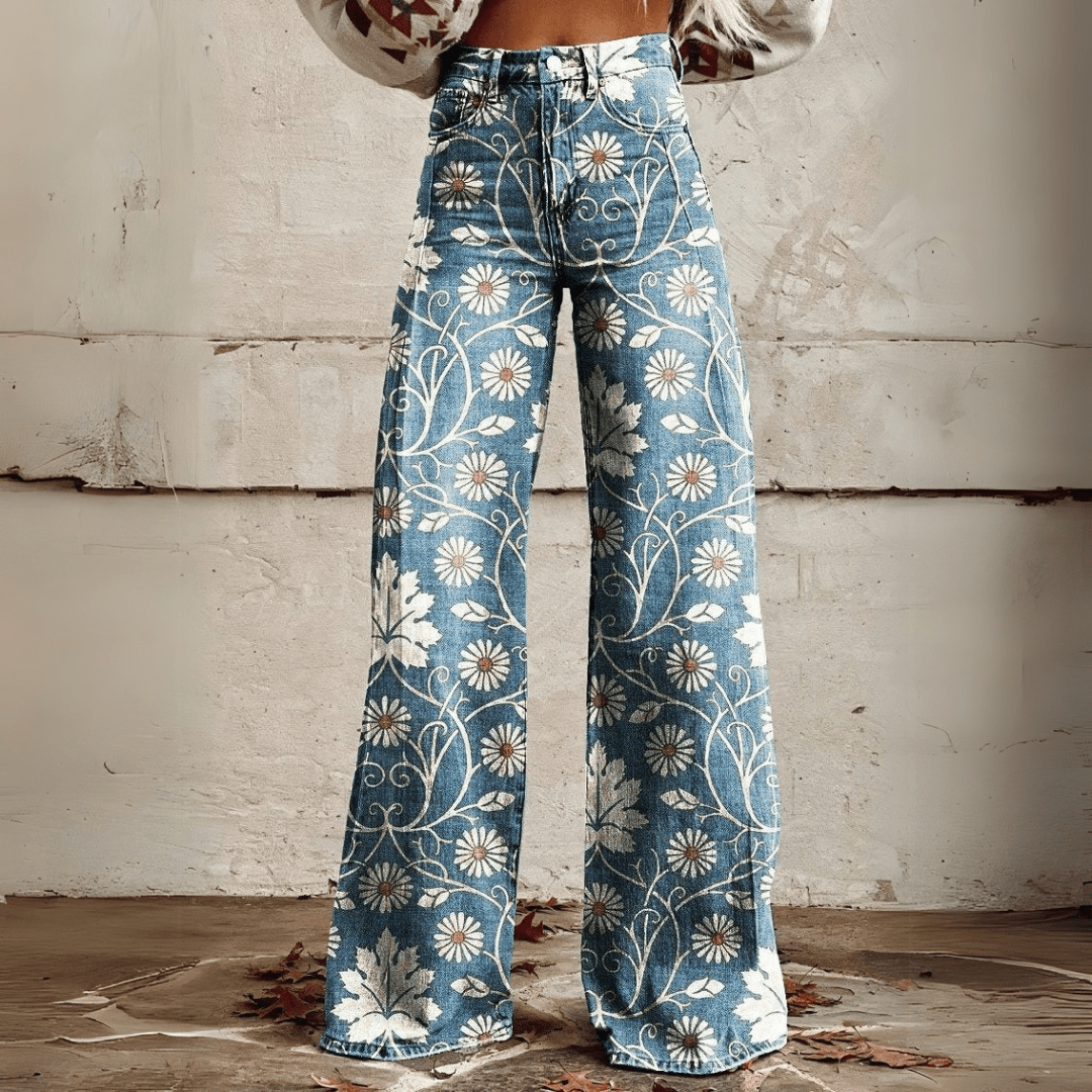 Comfortable Women's Retro Chic Trousers