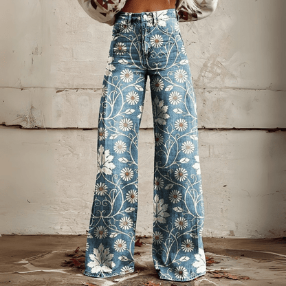 Comfortable Women's Retro Chic Trousers