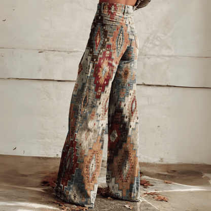 Comfortable Women's Retro Chic Trousers