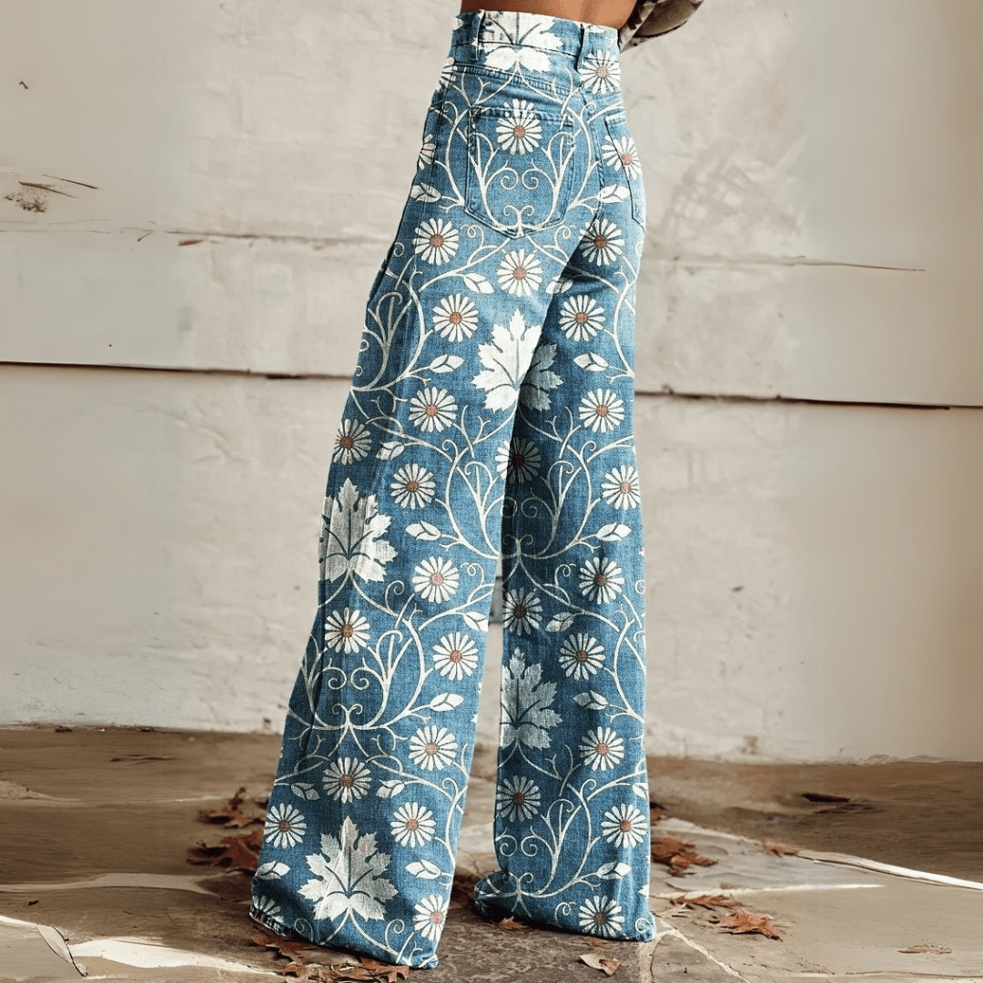 Comfortable Women's Retro Chic Trousers
