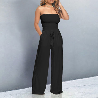 Chic Cold Shoulder One Piece Jumpsuit