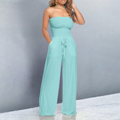Chic Cold Shoulder One Piece Jumpsuit