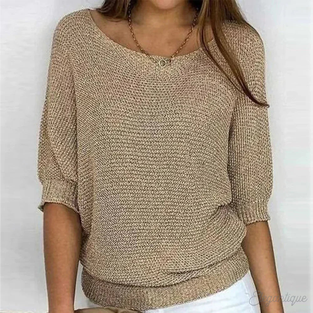 Tiffany | Knitted Sweater Casual