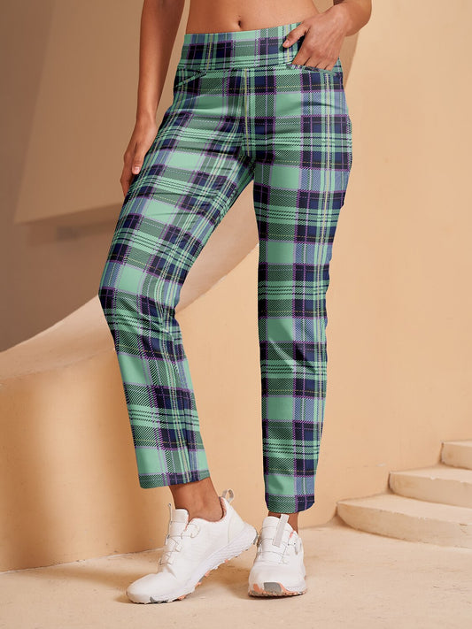 Comfortable 28 Inch Stretchy Slim Fit Ankle Pants - Luxivelle