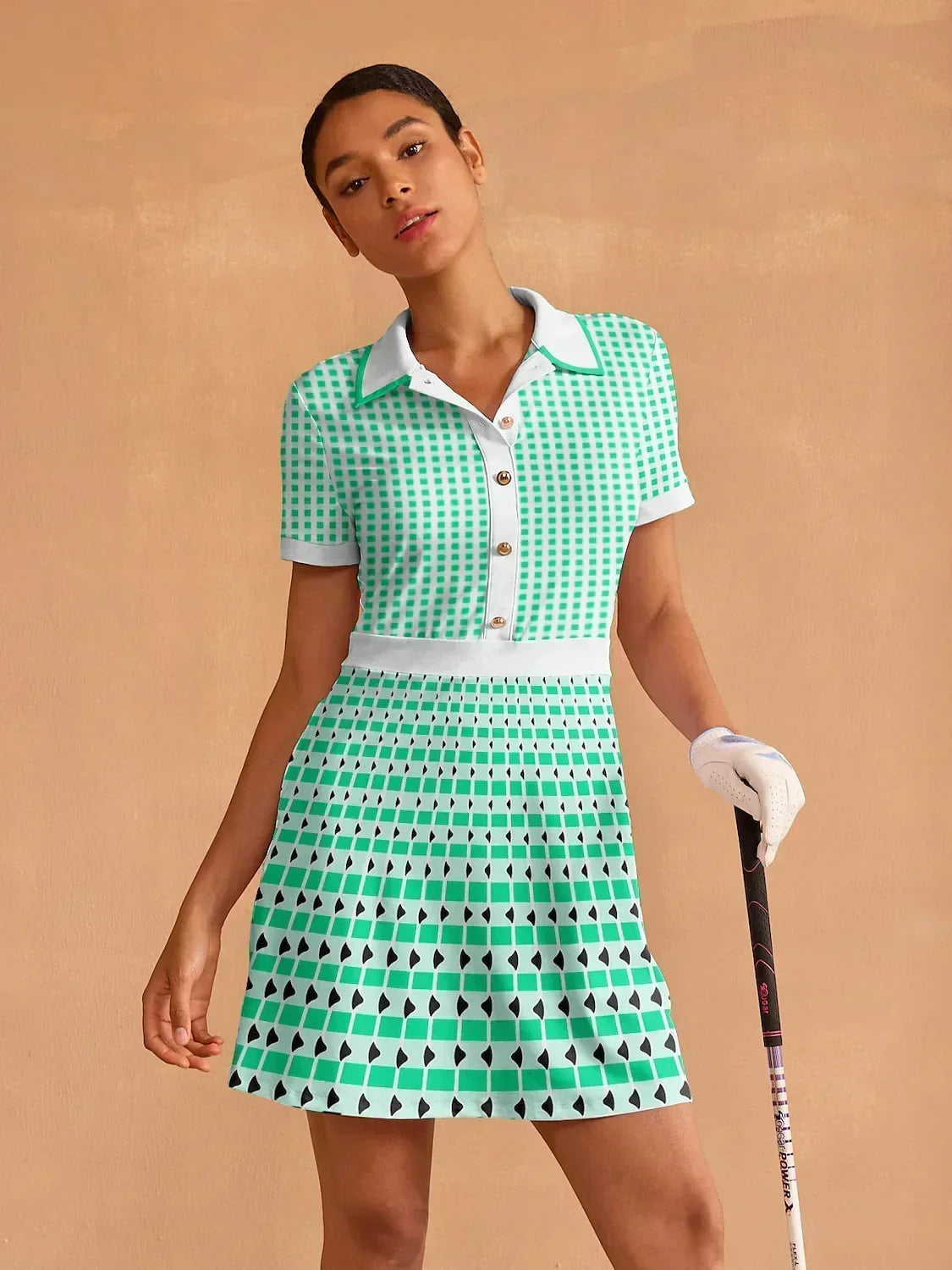 Simple Fit Short Sleeve Midi Dress - Luxivelle
